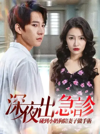 深夜出急診，碰到小奶狗陪妻子做手術