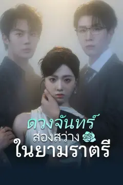 ดวงจันทร์ส่องสว่างในยามราตรี