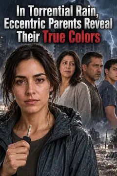 In Torrential Rain, Eccentric Parents Reveal Their True Colors
